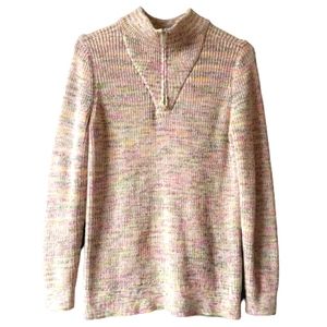 LANDS' END Drifter Half Zip Pullover Sweater